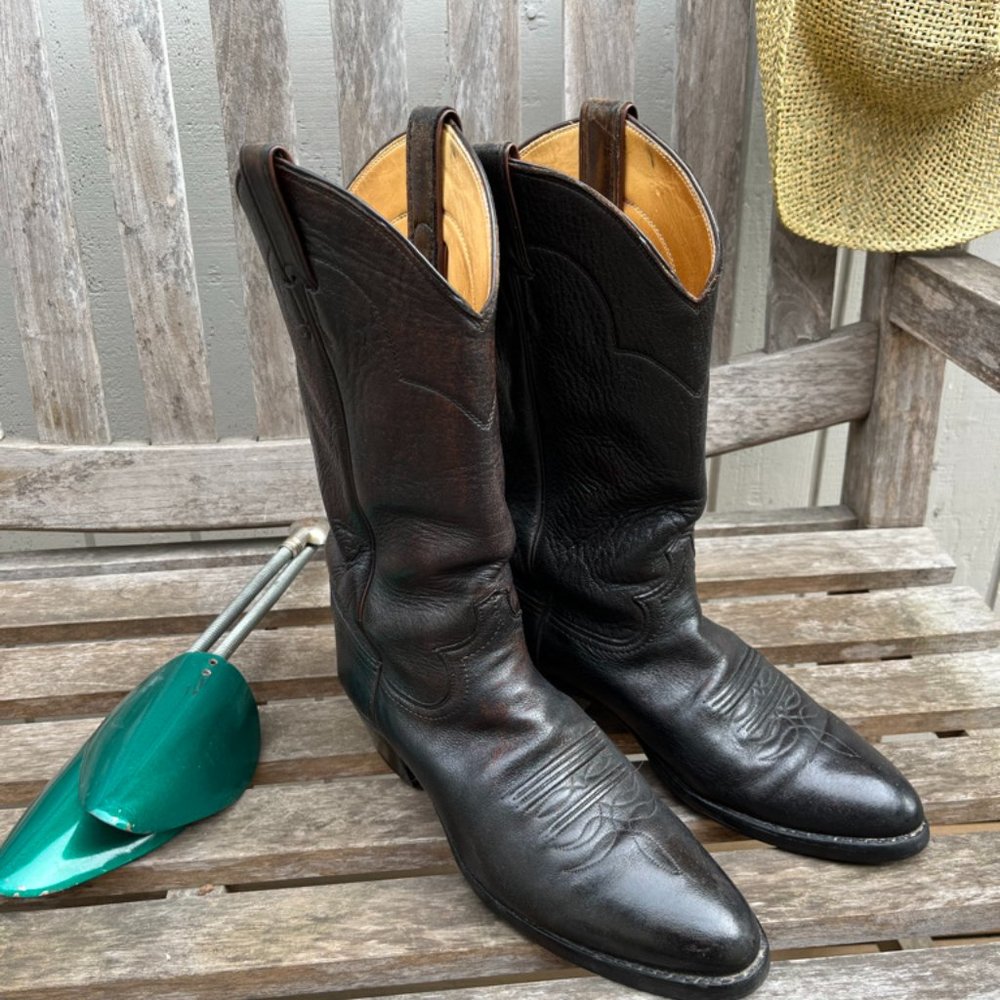 Valentino Men's Cowboy Boots Justin Western style